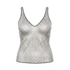 crystal mesh top