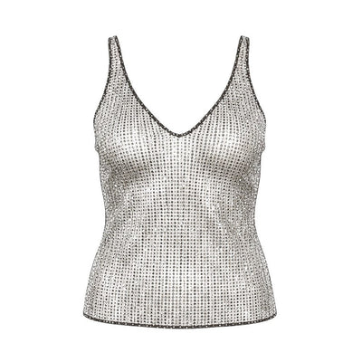 crystal mesh top