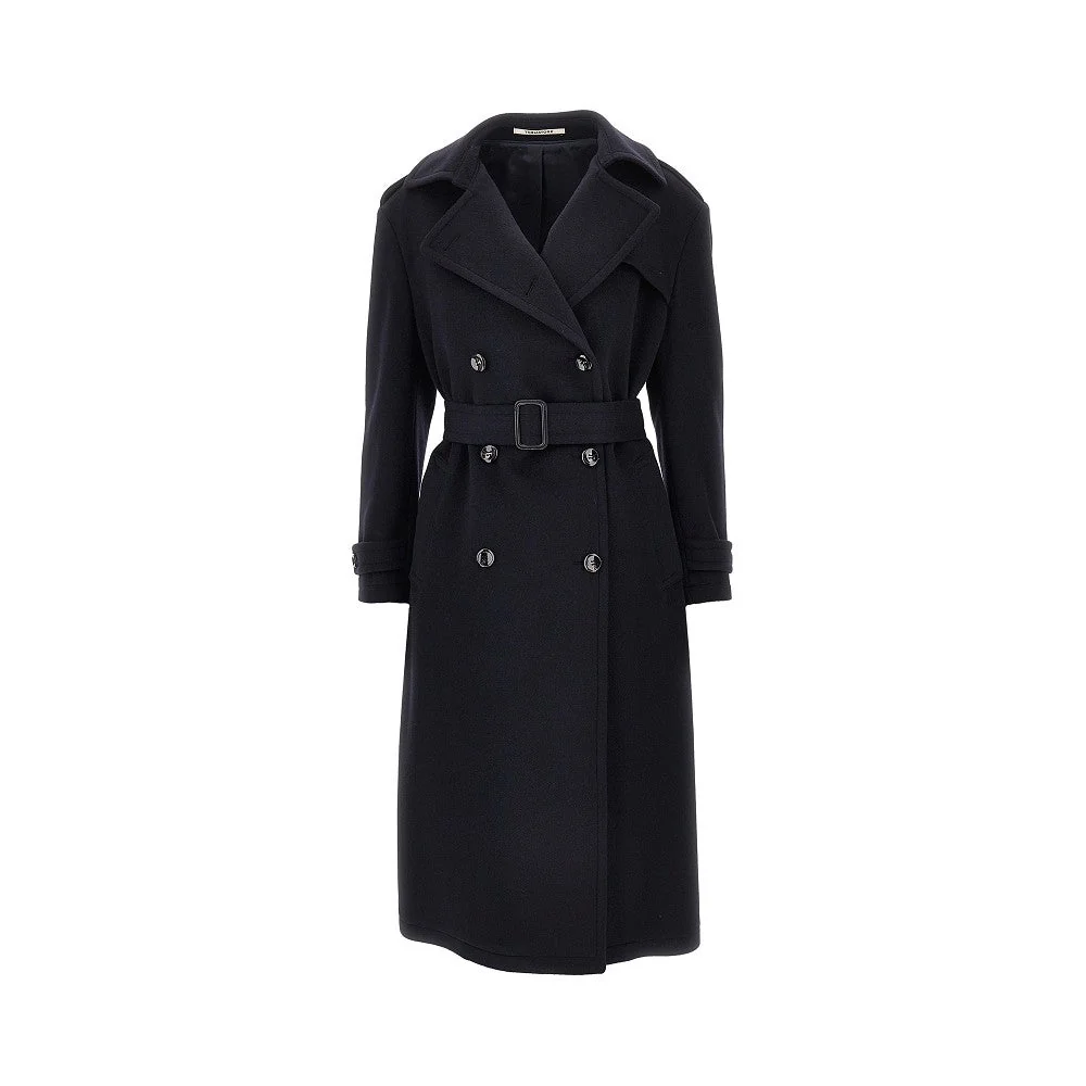 TAGLIATORE 40 bonny cashmere trench coat