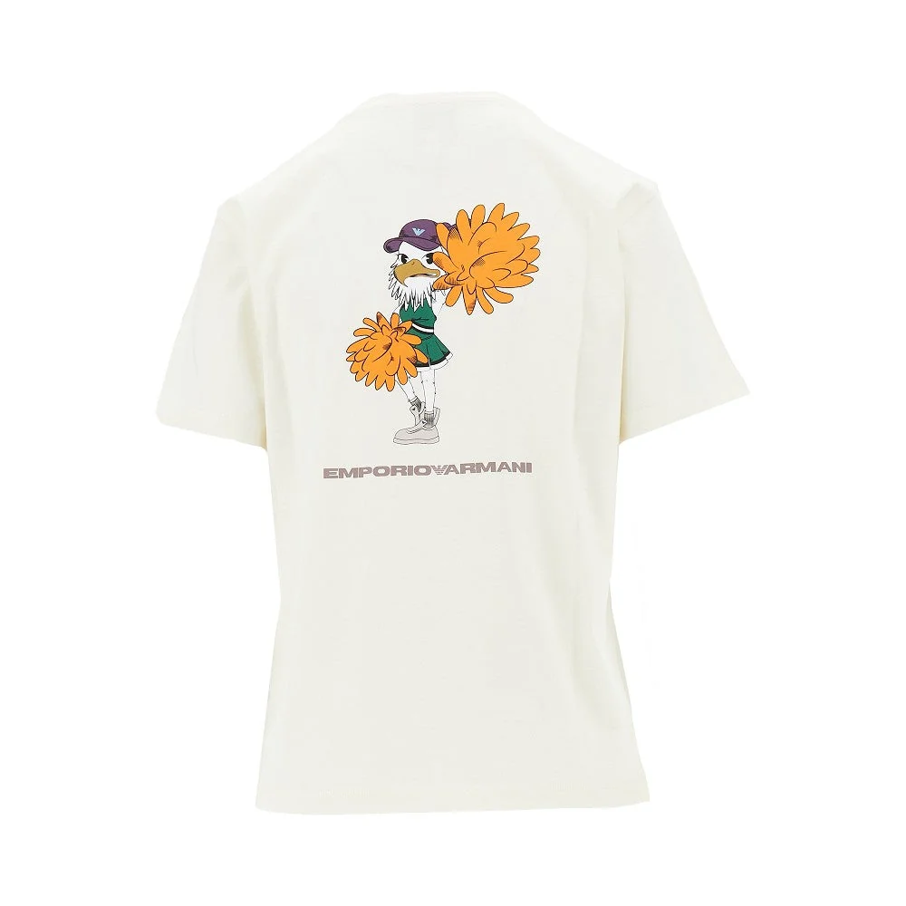 cheerleader print t-shirt