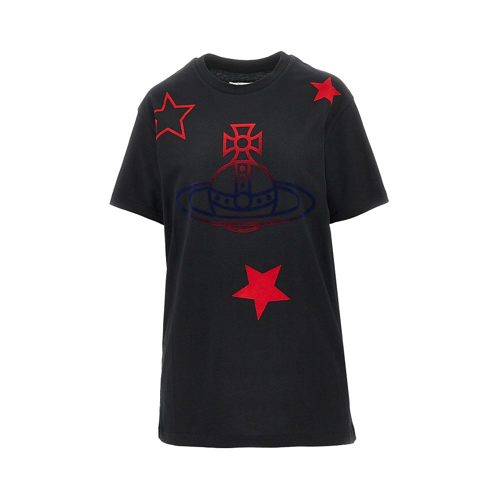 VIVIENNE WESTWOOD XS orb and stars t-shirt