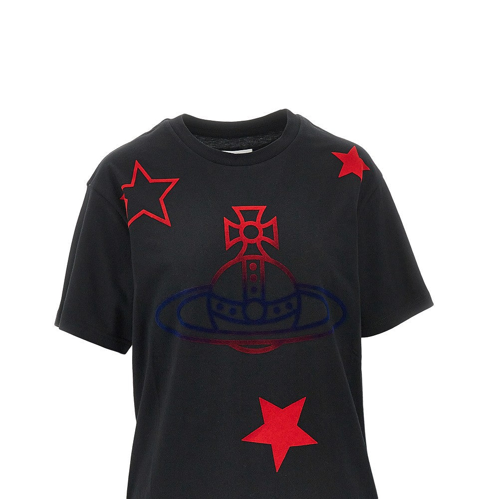 VIVIENNE WESTWOOD XS orb and stars t-shirt