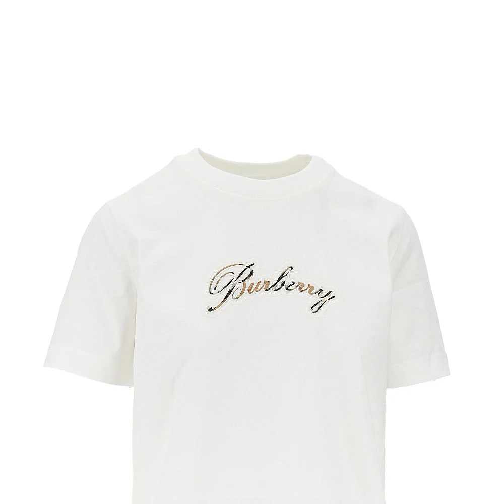 logo embroidery t-shirt