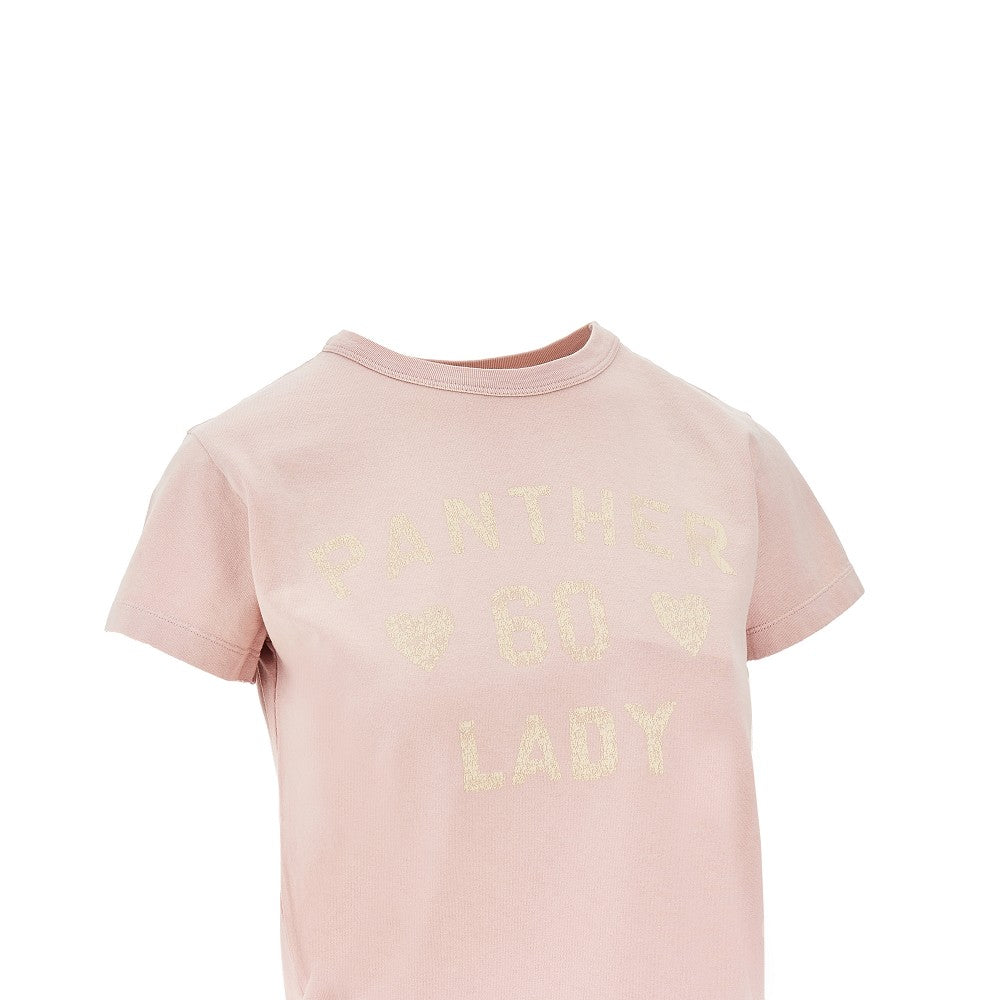 panther lady print t-shirt