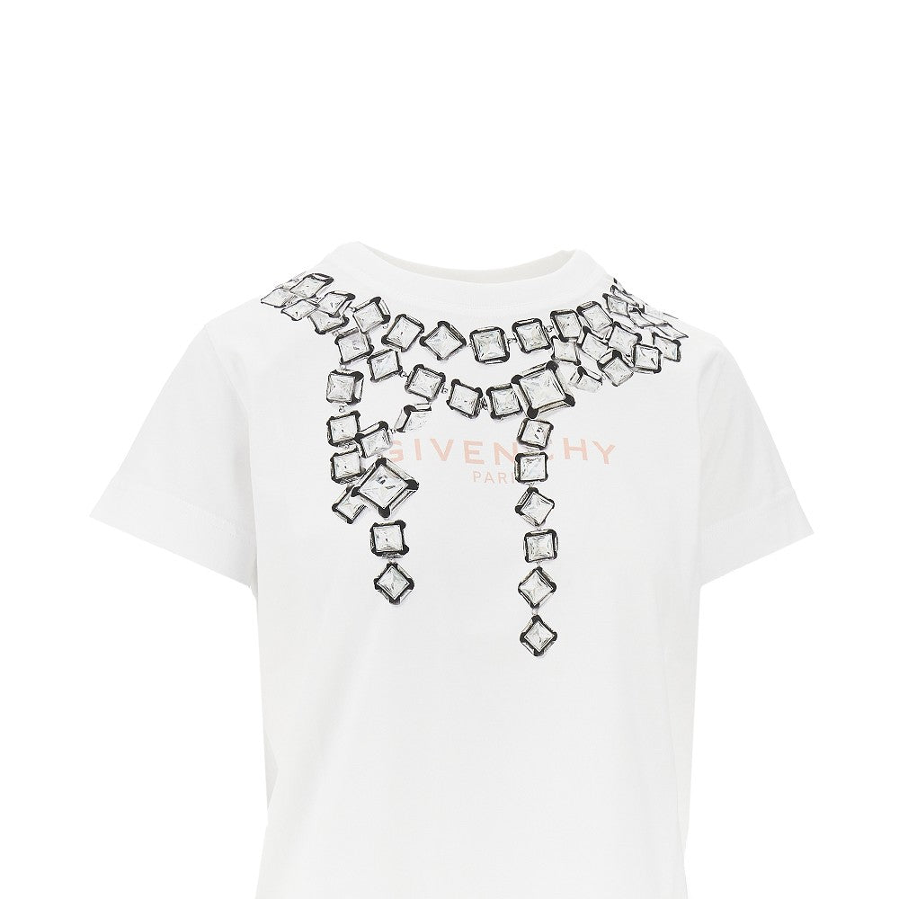 GIVENCHY S deconstructed crystals print t-shirt