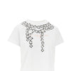 deconstructed crystals print t-shirt