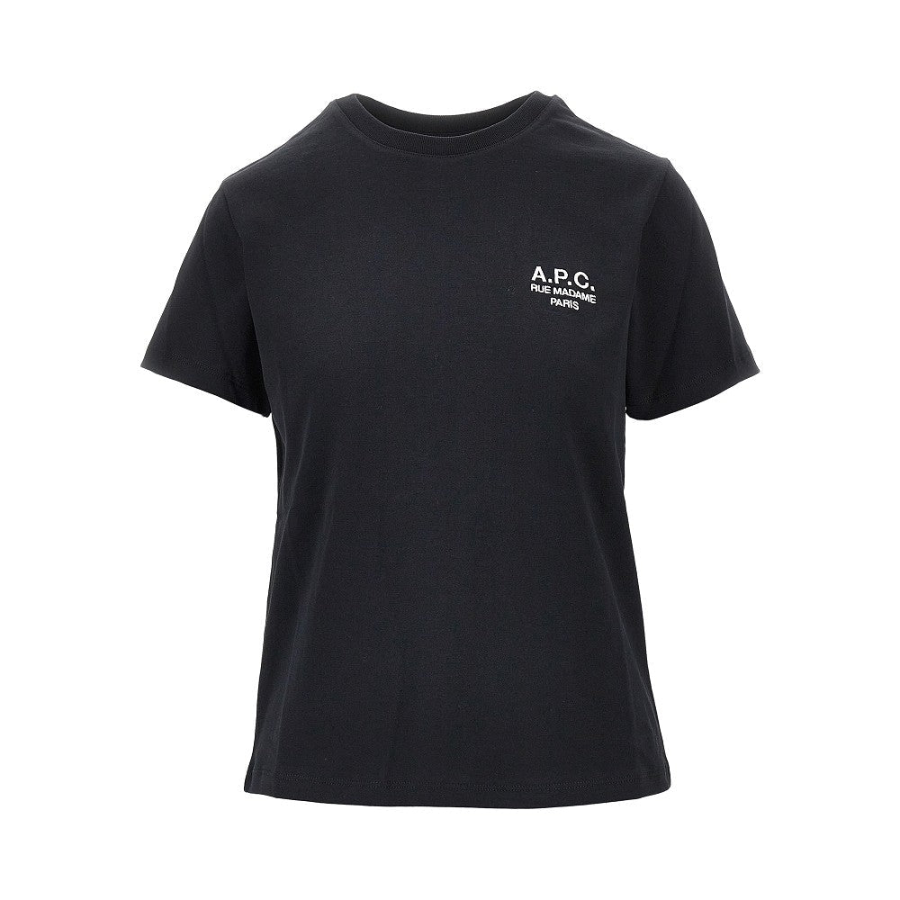jersey t-shirt with logo embroidery