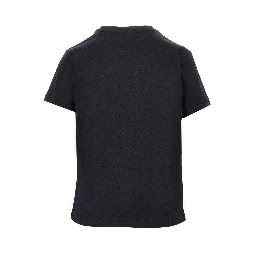 jersey t-shirt with logo embroidery