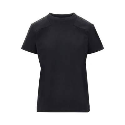 cotton and lyocell t-shirt with patch