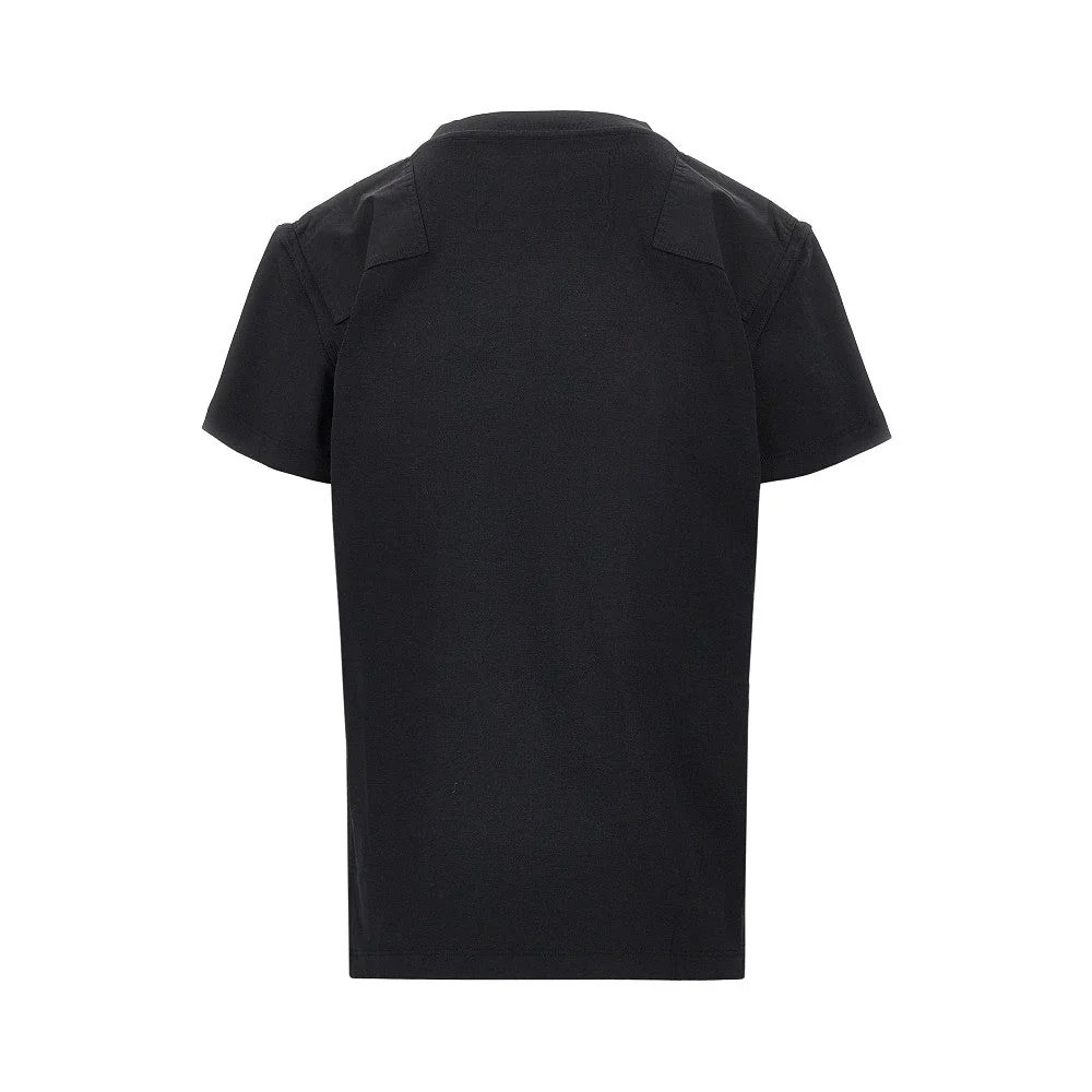 cotton and lyocell t-shirt with patch