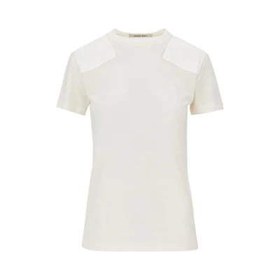 cotton and lyocell t-shirt with patch