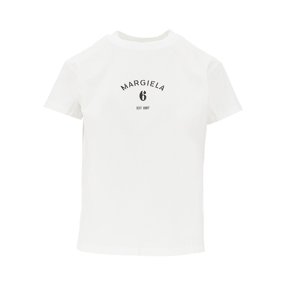 MM6 M logo print jersey t-shirt