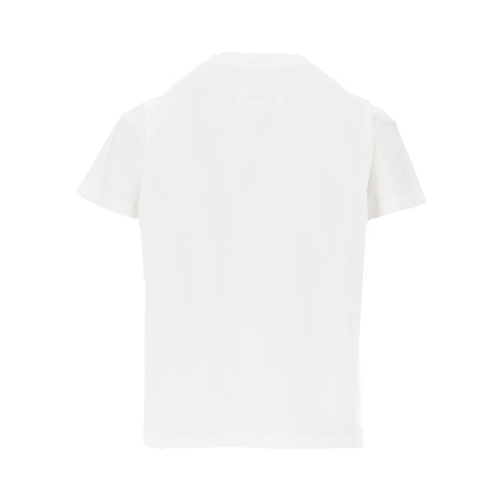 logo print jersey t-shirt