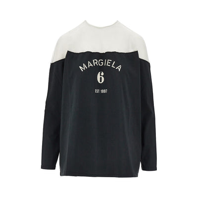 jersey t-shirt with mesh insert