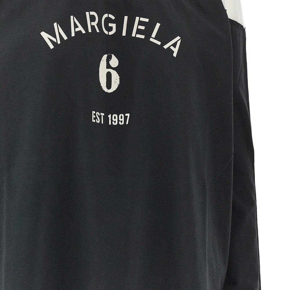 MM6 XS jersey t-shirt with mesh insert