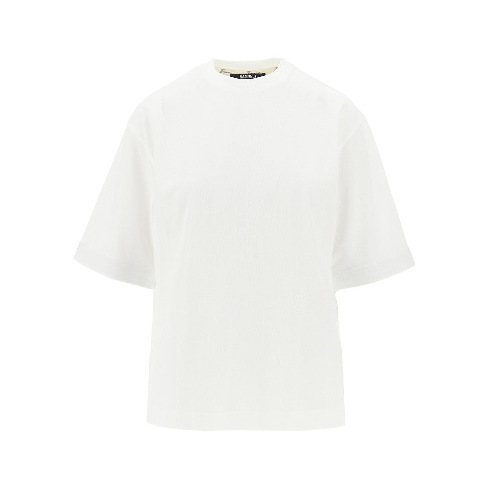 JACQUEMUS M ventadou t-shirt with paper effect