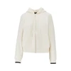 logo embroidery full-zip hoodie