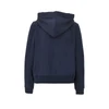 logo embroidery full-zip hoodie