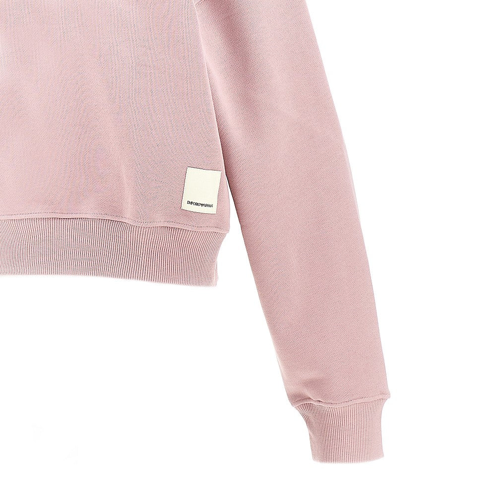 EMPORIO ARMANI S organic cotton half-zip sweatshirt