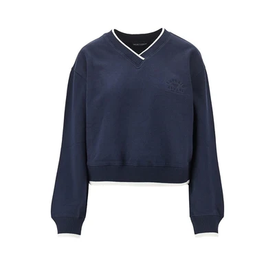 v-neck sweatshirt