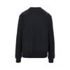 crewneck sweatshirt with logo embroidery