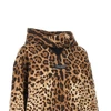 leo-print hoodie