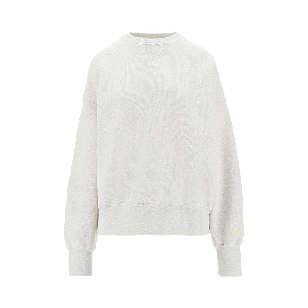 GOLDEN GOOSE M crystals logo oversized sweatshirt