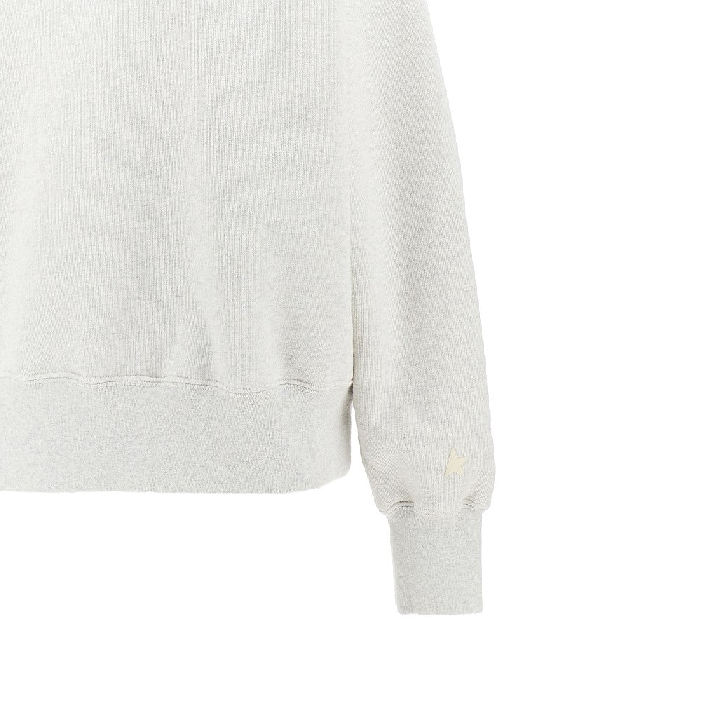 GOLDEN GOOSE M crystals logo oversized sweatshirt