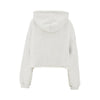 strass-embellished cropped hoodie