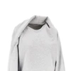 draped crewneck sweatshirt