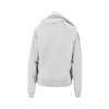 draped crewneck sweatshirt