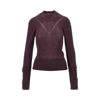 silk and merino wool-blend sweater
