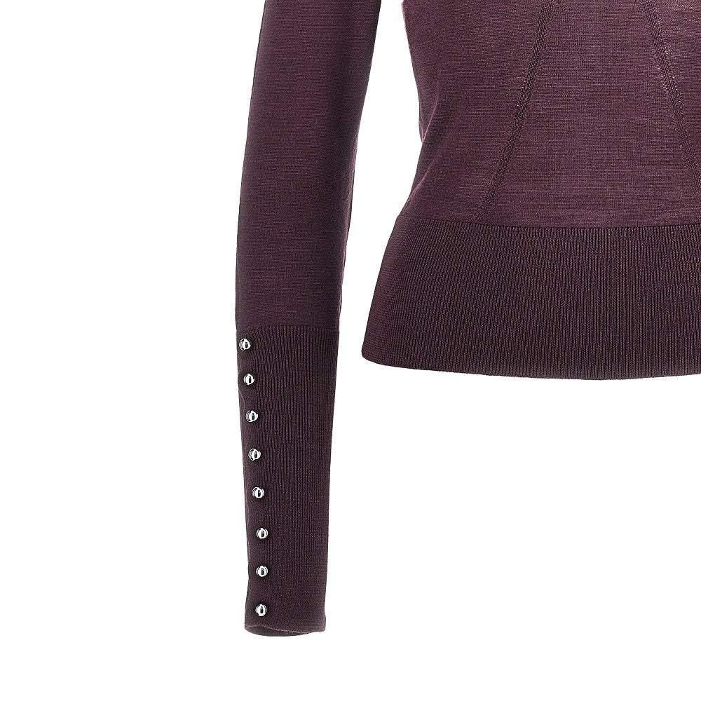 RABANNE S silk and merino wool-blend sweater