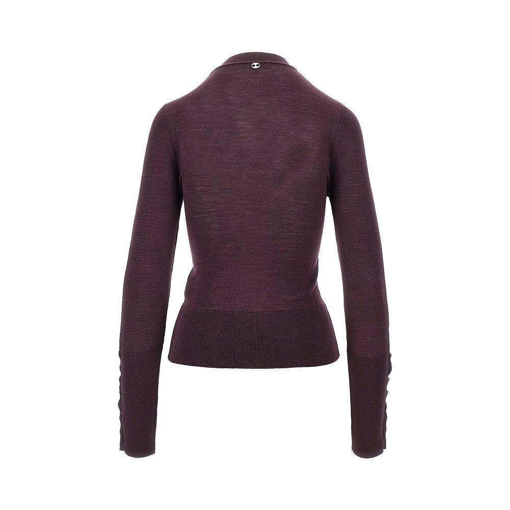 silk and merino wool-blend sweater