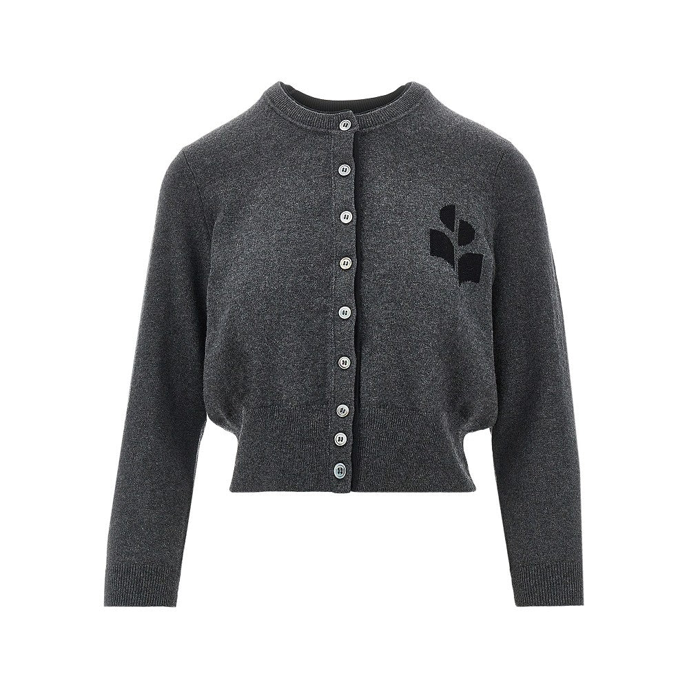 ISABEL MARANT ETOILE 40 lona cotton and wool cardigan