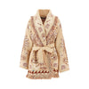 echoes of the island wool blend cardigan