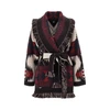 icon jacquard wool cardigan