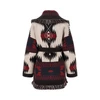 icon jacquard wool cardigan