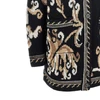 jacquard wool cardigan