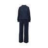 cotton-blend two-piece set