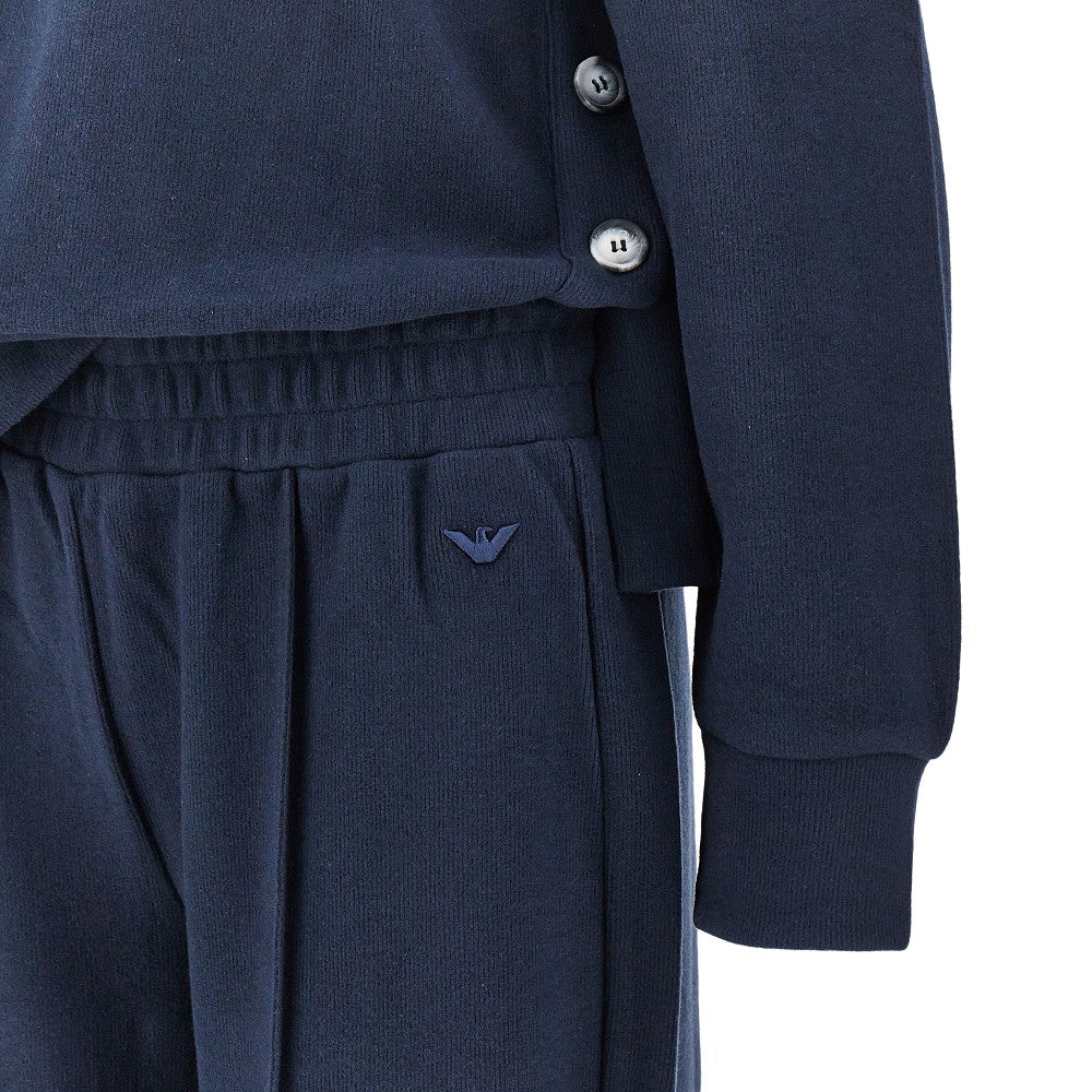 cotton-blend two-piece set