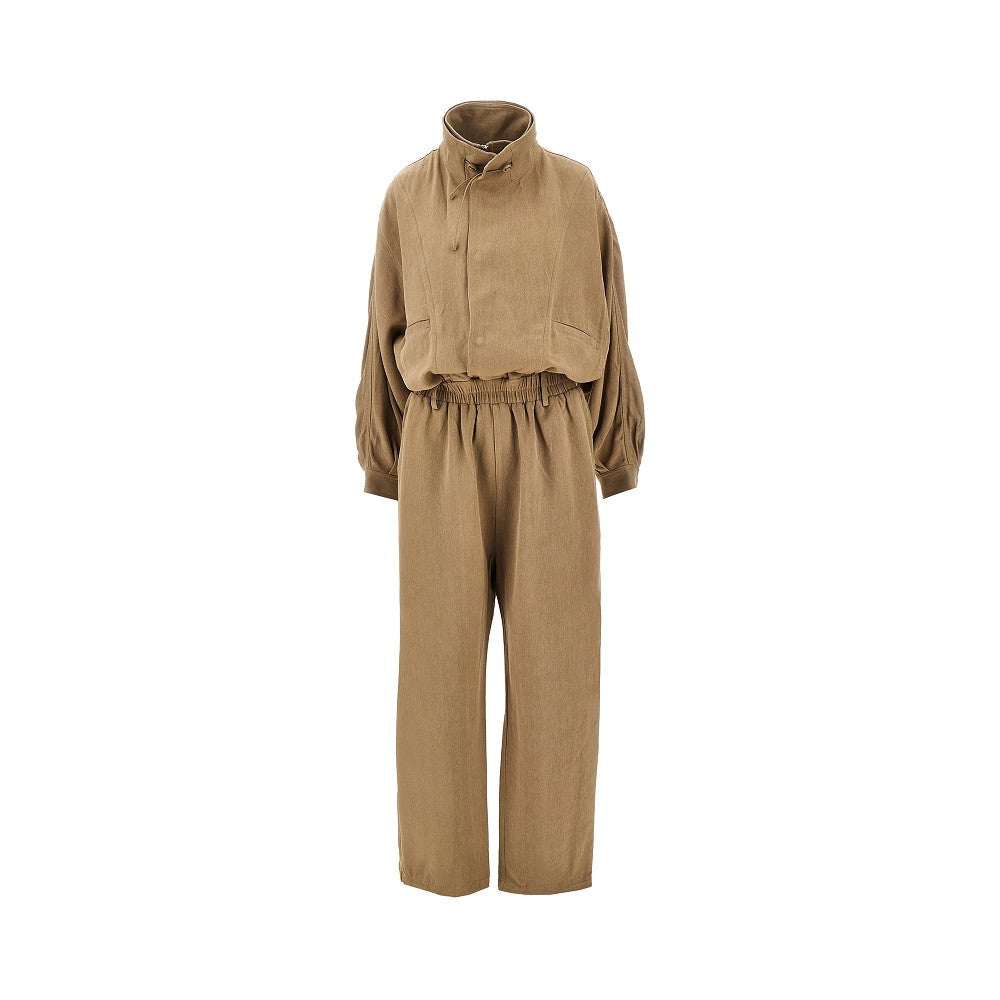 THE FRANKIE SHOP M marvin linen-blend jumpsuit