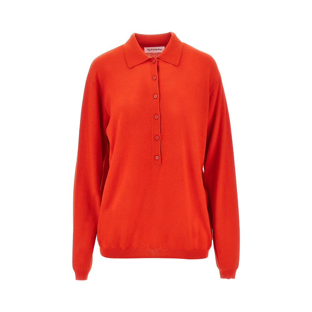 THE FRANKIE SHOP S tala knitted polo sweater