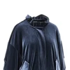 chenille blouson jacket with gathered neck