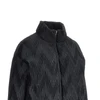 pleated satin down jacket
