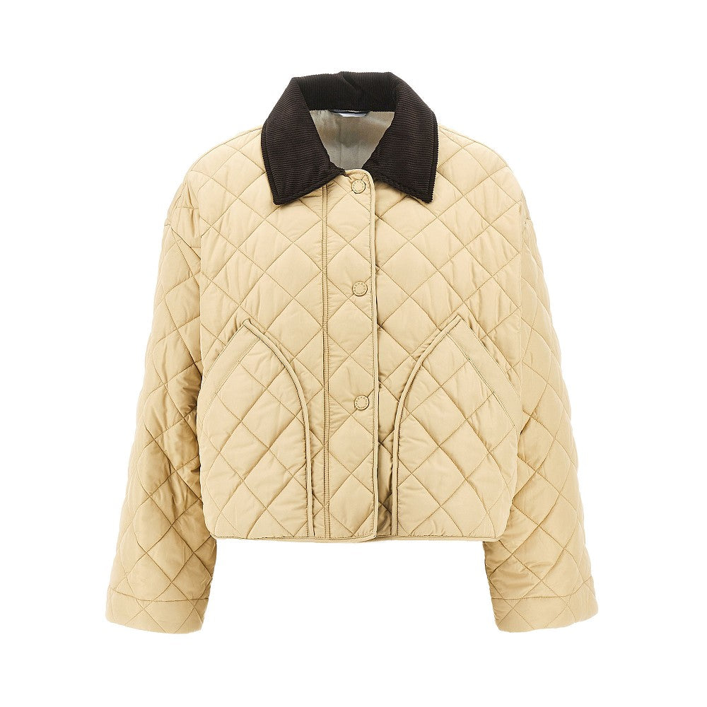quilted anti-drop fabric reversible jacket