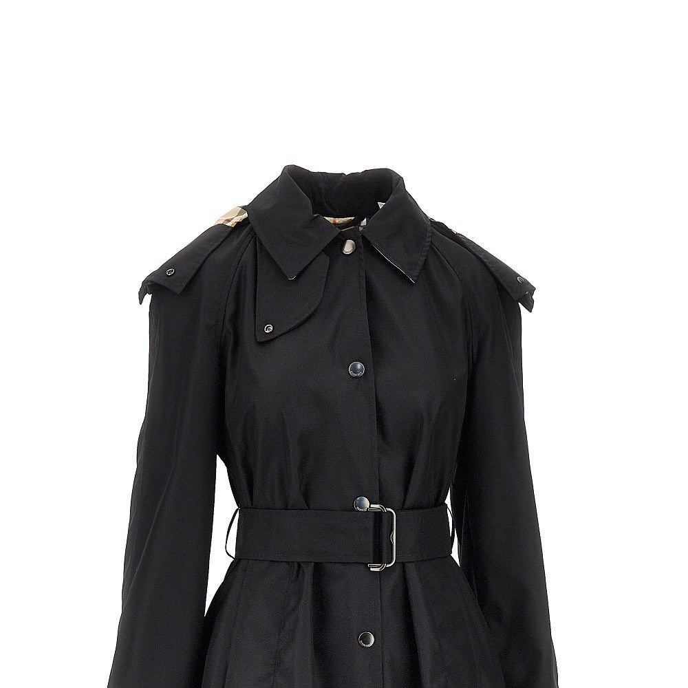 BURBERRY 6 nylon gabardine trench coat