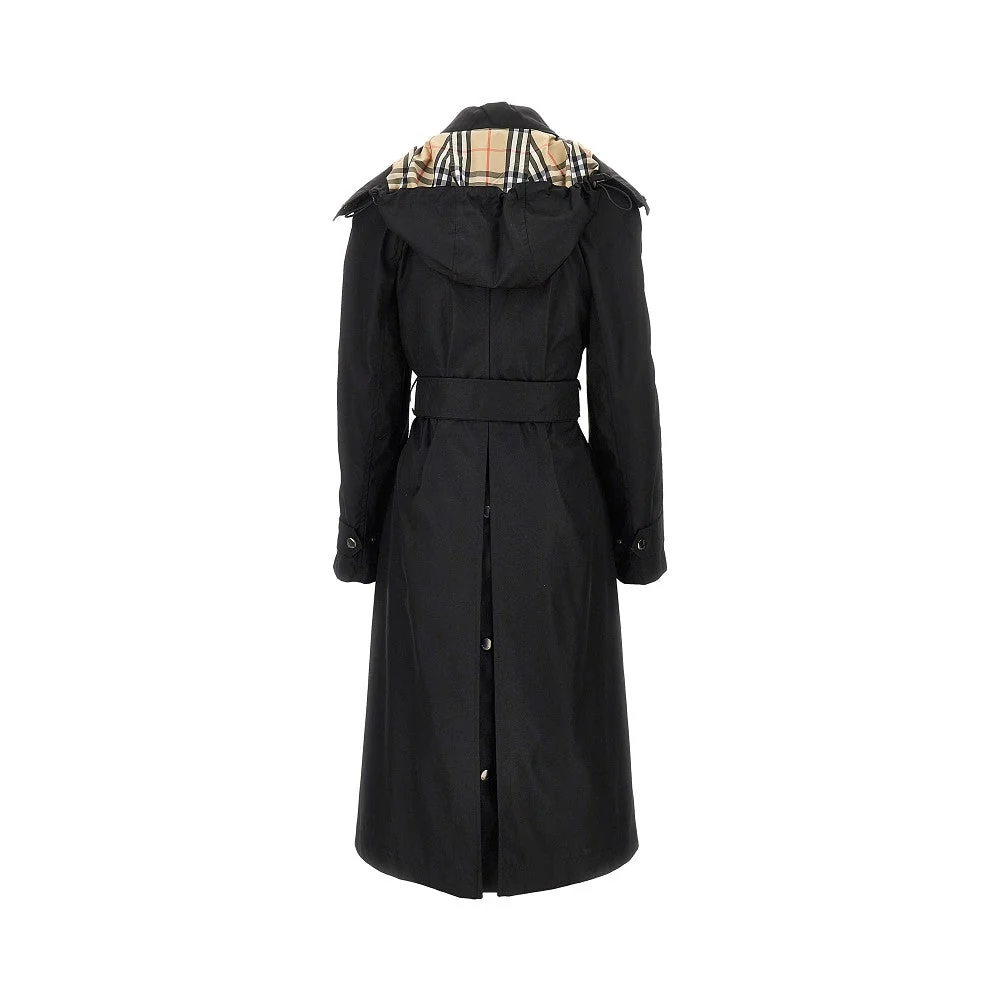 nylon gabardine trench coat