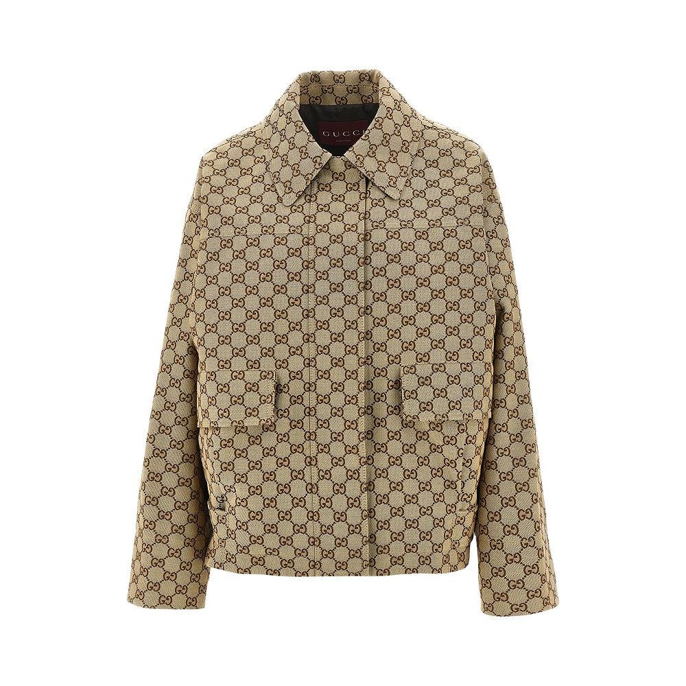 gg canvas bomber jacket