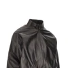 nappa leather bomber jacket